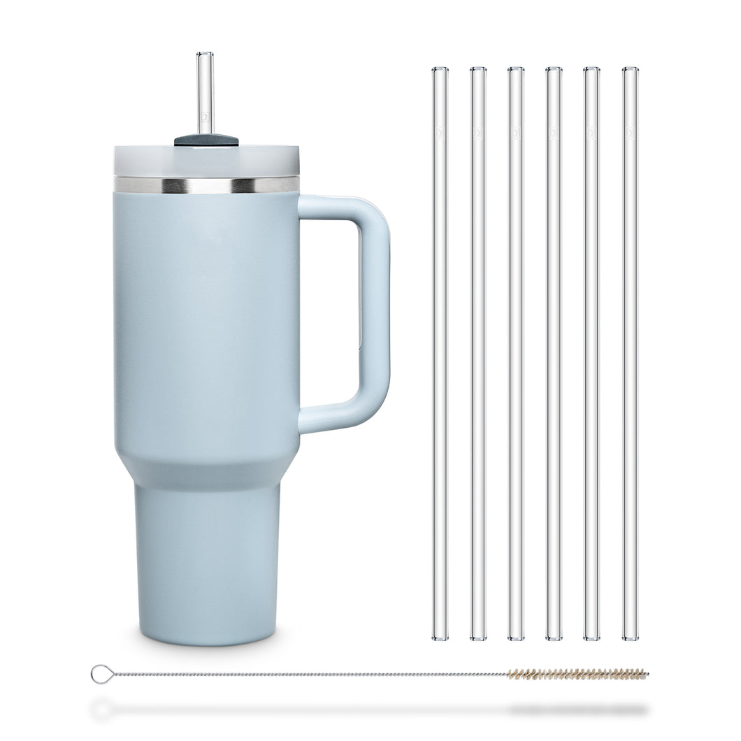Glass Straws 12 inch long for Stanley Cup 40oz & 30oz