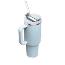 Load image into Gallery viewer, Reusable Glass Straws 12 inch bent with plastic free brush - Set of 6