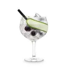 Load image into Gallery viewer, Black Glass Straws 6x 6 Inch with plastic free brush Reusable & Dishwasher Safe