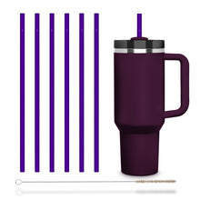 Load image into Gallery viewer, HALM Stanley Cup Purple replacement Glass Straws 12 inch for 40 oz Quencher