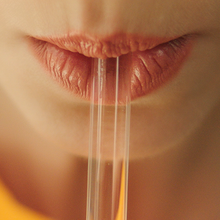 Load image into Gallery viewer, HALM Stanley Cup Red Orange Glass Straws 12 inch for 40 oz Quencher