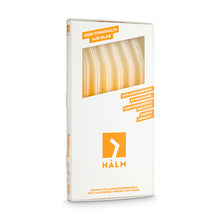 Load image into Gallery viewer, Reusable Glass Straws 9 inch bent with plastic free brush - Set of 6