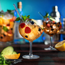 Load image into Gallery viewer, Reusable Glass Straws 9 inch + 8 inch + 6 inch mixed set with plastic free brush - Combo 6 Pack