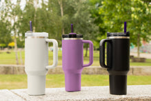 Load image into Gallery viewer, HALM Stanley Cup Purple replacement Glass Straws 12 inch for 40 oz Quencher

