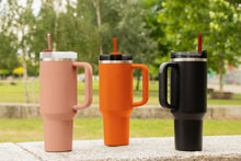 Load image into Gallery viewer, HALM Stanley Cup Red Orange Glass Straws 12 inch for 40 oz Quencher
