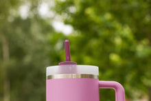 Load image into Gallery viewer, HALM Stanley Cup Pink replacement Glass Straws 12 inch for 40 oz Quencher
