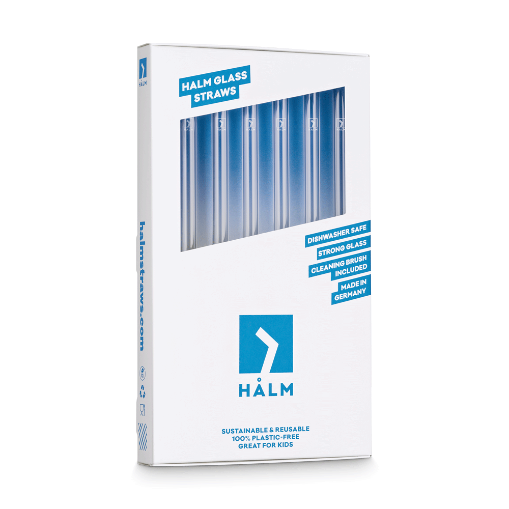 HALM New York Edition engraved Glass Straws USA gift - HALM Straws